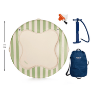 Water7.5" diameter Water Hammock Island. Comes with pump and carrying case.